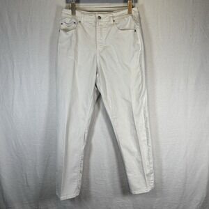 Womens Frye High Rise Straight Leg Jeans White Cream Size 8/29 EUC